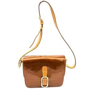 Louis Vuitton Vernis Christie GM Bronze*Beautiful Crossbody*Entrupy COA included
